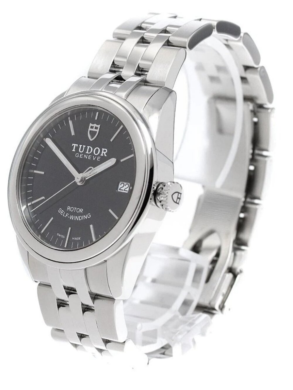 TUDOR Glamour 55000 Date black Dial Automatic Men's Watch_962016